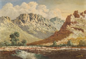 Reginald A. Grattan; Mountain Landscape