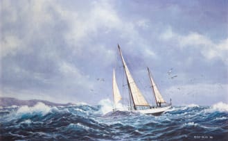 Peter Gerd Bilas; Boat at Sea