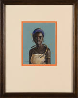 Constance Helen Greaves; Young Woman with Uhadi Bow and Young Man with Beaded Headdress, two