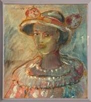 Christo Coetzee; Woman in a Hat