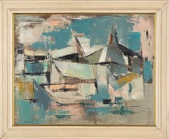 Taffy (Matthew) Whippman; Boats in a Harbour