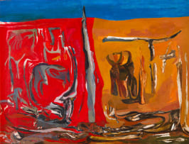 Cecil Skotnes; Red and Yellow Landscape