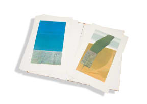 Giuseppe Cattaneo; Six Lithographic Prints by Cattaneo, portfolio