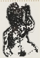 Robert Hodgins; Untitled (Seated Nude)