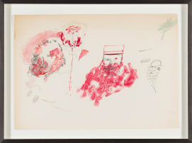 Robert Hodgins; Untitled (Figure in Military Hat - Head Studies)