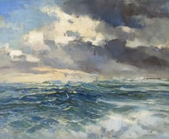 Errol Boyley; Seascape with Seagulls