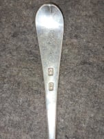 A Cape silver sauce ladle, Johannes Combrink, early 19th century