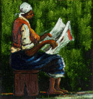 Velaphi (George) Mzimba; Woman Reading; Untitled (Seated Man)