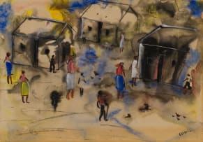 Eli Kobeli; Township Scene