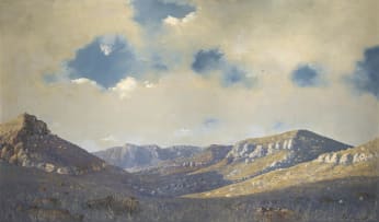 Hennie Griesel; Mountainous Landscape