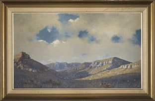 Hennie Griesel; Mountainous Landscape