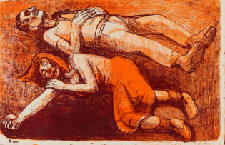 Alexander Podlashuc; Two Sleeping Figures