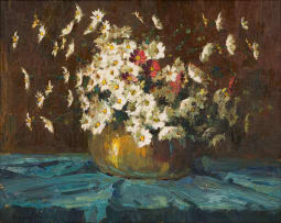 Adriaan Boshoff; Cosmos in a Copper Pot