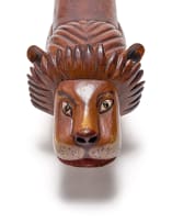 Paa Joe; Lion Mini Sculpture