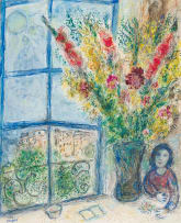 Marc Chagall; La Fenêtre à Paris (The Window in Paris)