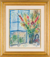 Marc Chagall; La Fenêtre à Paris (The Window in Paris)