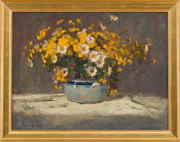 Adriaan Boshoff; Daisies in a Bowl