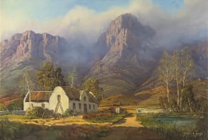 Gabriel de Jongh; Farm Banghoek Cottage