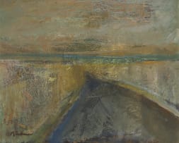 Carl Büchner; A Road in a Landscape