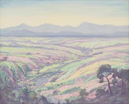 Jacob Hendrik Pierneef; Die Levuvu (sic) Rivier, Naby Louis Trichardt, Northern Transvaal