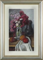 David Botha; Still Life with Flowers and Fruit