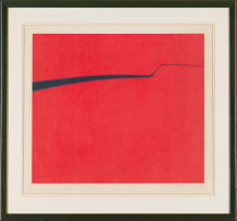 Claude van Lingen; Untitled (Red and Black)