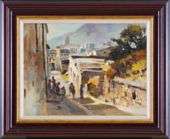 Errol Boyley; Street Scene, Bo-Kaap, Cape Town