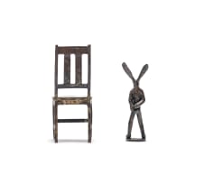 Guy du Toit; Chair and Hare, two