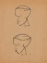 Alexis Preller; Sketch for Urn Head