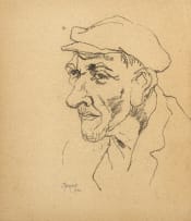 Gregoire Boonzaier; Portrait of a Man in a Cap