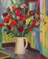 Maud Sumner; Arrangement with Poppies in a Jug