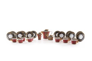 Gianni Versace - Rosenthal GmbH; 'Medusa' porcelain tea service, 20th century