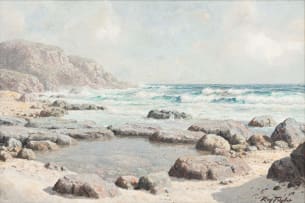 Roy Taylor; Seascape with Rockpool