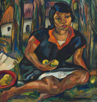 Irma Stern; Cape Girl with Fruit