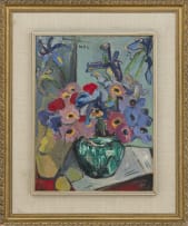 Irma Stern; Still Life with Irises and Anemones