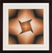 Jean-Pierre Vasarely (Yvaral); Optical Abstract Composition