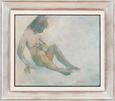 Jean Welz; Seated Nude