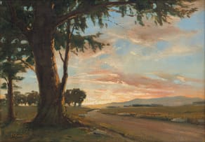 Titta Fasciotti; Sunset on the Outeniqua Range C.P.