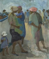 Marjorie Wallace; Three Women on the Beach