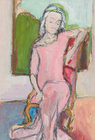 Wolf Kibel; Portrait of Lady Charlotte Bonham-Carter