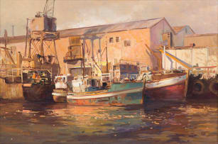 Ruth Squibb; Harbour Scene