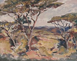 Walter Battiss; Trees in a Landscape