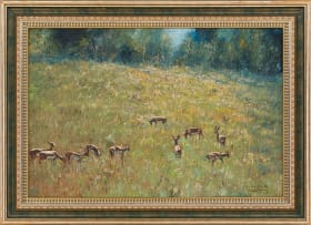 Errol Boyley; Herd of Impala in a Landscape