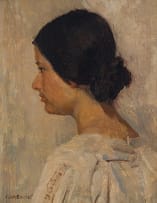 Frans Oerder; Woman in Profile