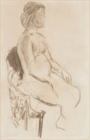 Jean Welz; Pregnant Nude