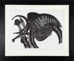 Raymond Andrews; Abstract Figural Compositions, two