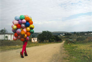 Athi-Patra Ruga; Documentation from Athi-Patra Ruga's performance of 'The Future White Woman of Azania' in Grahamstown South Africa, 2012, Performa Obscura