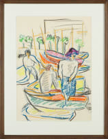 Irma Stern; Three Boatmen