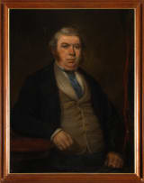 British School, 19th Century; Portrait of a Portly Gentleman