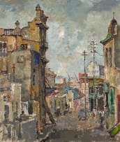 Gregoire Boonzaier; Tennant Street, District Six (recto); Trees (verso)